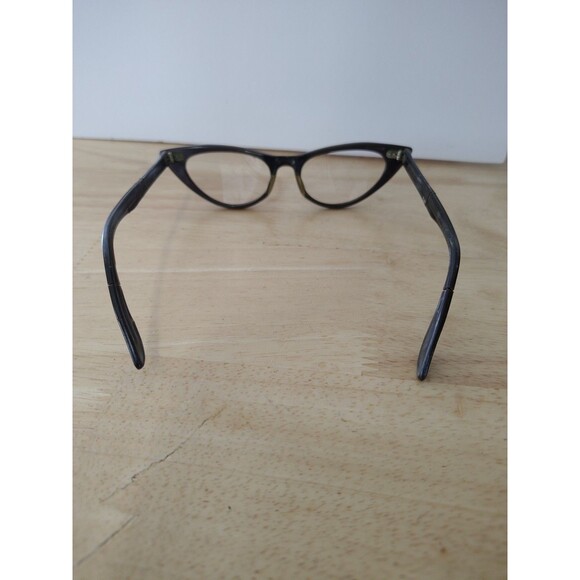 1960\'s VINTAGE BAUSCH & LOMB MULTI TONE CATS EYE Eye Glass Or SUNGLASSES FRAMES main image 11